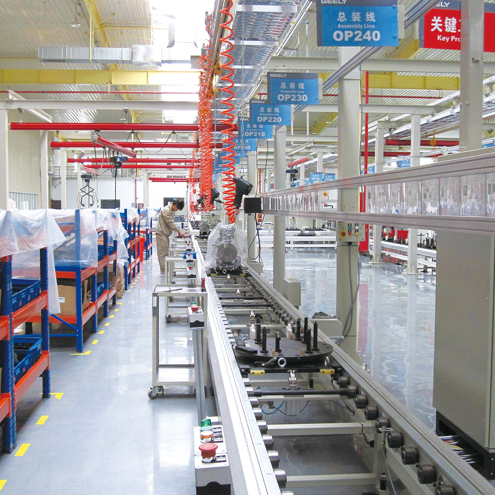 Linie de asamblare industrială profile din aluminiu