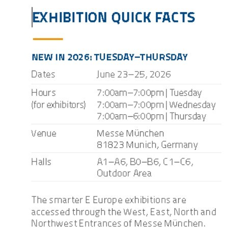 Jiangyin Jianbang Aluminium Co., Ltd. va expune la Smart Energy Exhibition 2026 din München, Germania.